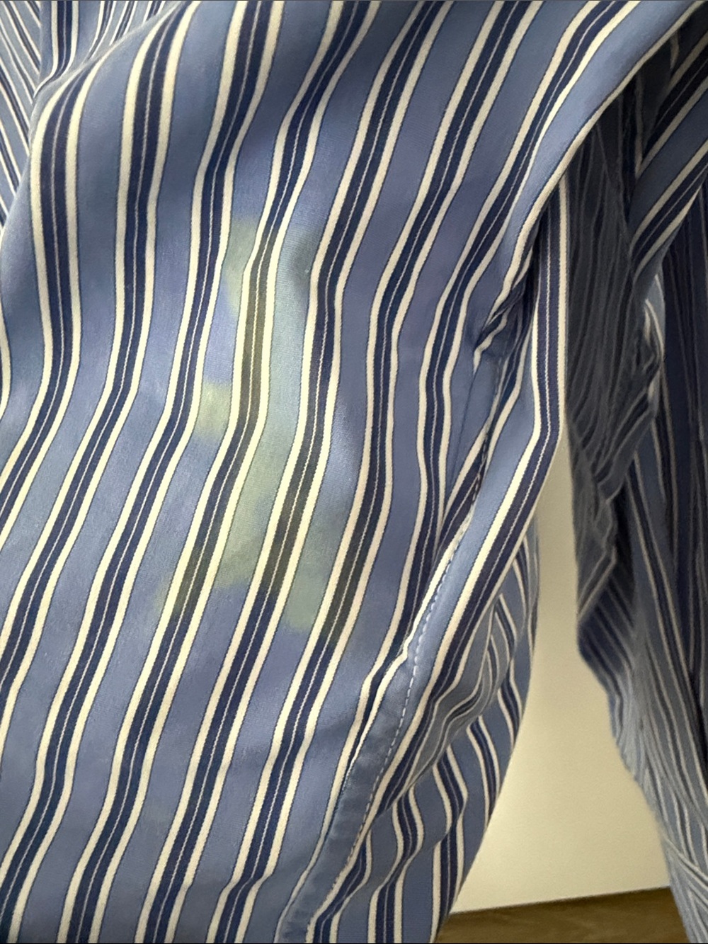 Miu Miu Blue Striped Cotton Cropped - Picture 7 of 12